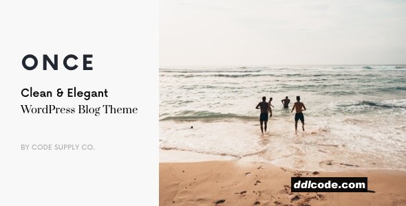 Once - Clean & Elegant WordPress Blog Theme