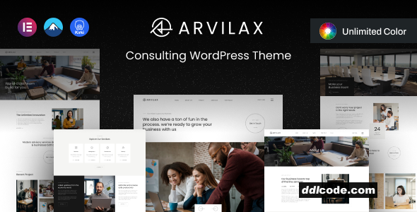 Arvilax - Business Consulting WordPress Theme