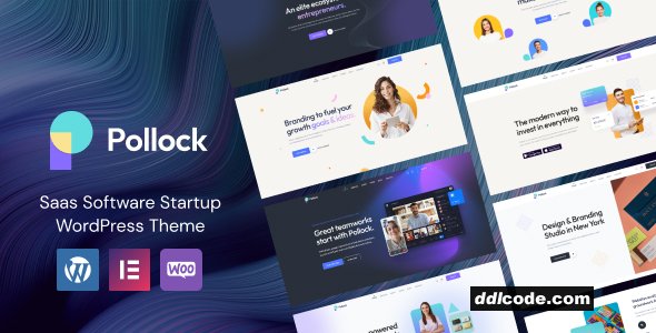 Pollock - Saas Software Startup WordPress Theme