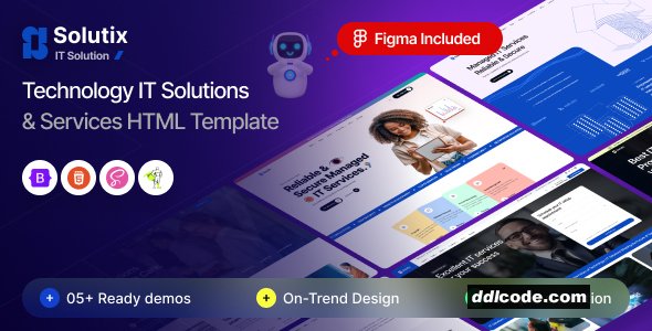 Solutix - IT Solutions and Business Technology HTML Template