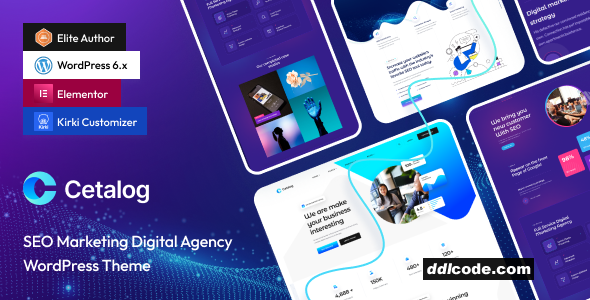 Cetalog - Marketing & SEO Agency WordPress Theme + RTL