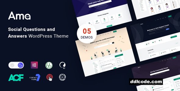 AMA - bbPress Forum WordPress Theme with Social Questions and Answers