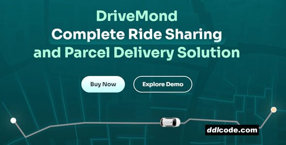 DriveMond - Ride Sharing & Parcel Delivery Solution Scripts [Combo Pack]