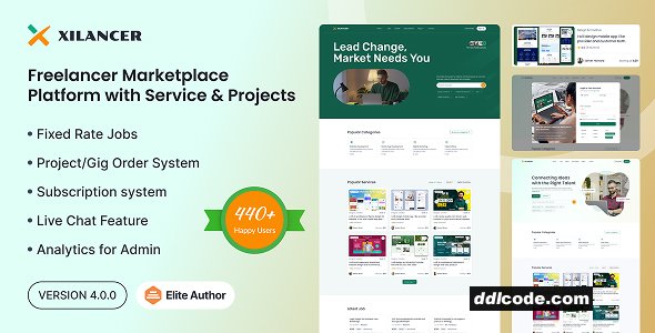 Xilancer - Freelancer Marketplace Platform with Services & Projects