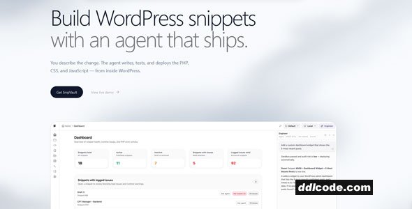 SnipVault - Ultimate WordPress Code Snippets Plugin for Developers