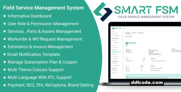 Smart FSM SaaS - Field Service Management System