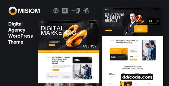 Misiom - Digital Agency Services WordPress Theme