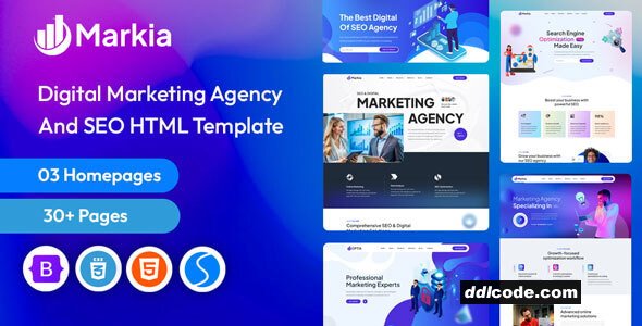 Markia - Digital Marketing & SEO HTML Template