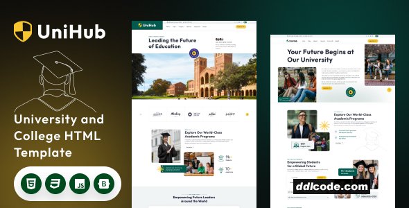 UniHub - University and College HTML Template