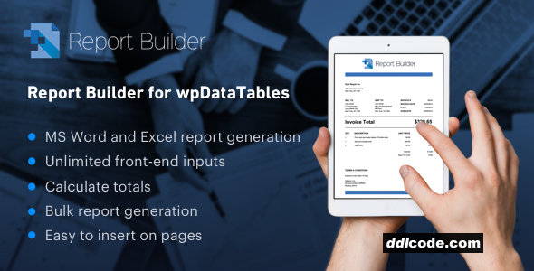 Report Builder for wpDataTables