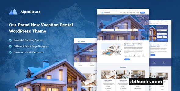 AlpenHouse - the Professional WordPress Apartment Booking Theme