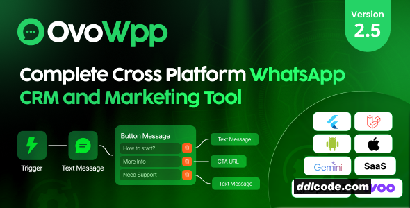 OvoWpp - Complete Cross Platform WhatsApp CRM and Marketing Tool - Web and Mobile App