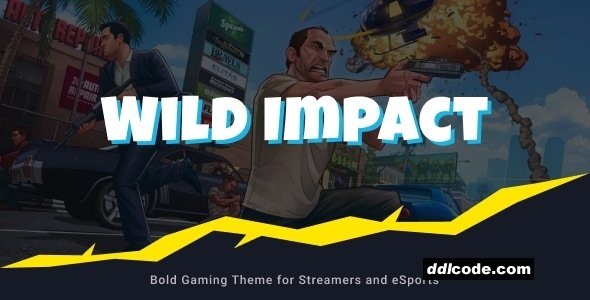 Wild Impact - Streamer & Esports Gaming Theme