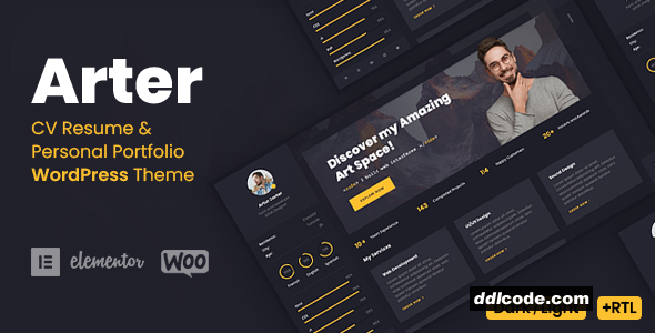 Arter - Personal Portfolio Resume Theme