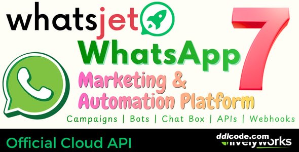 WhatsJet SaaS - A WhatsApp Marketing Platform with Bulk Sender