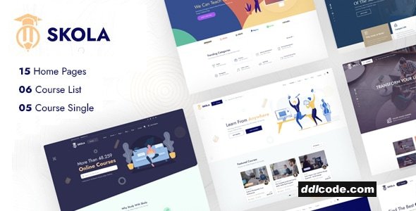 Skola - LMS Online Courses WordPress Theme