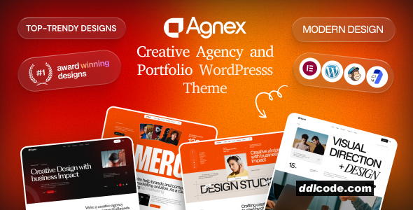 Agnex - Creative Agency & Portfolio WordPress Theme