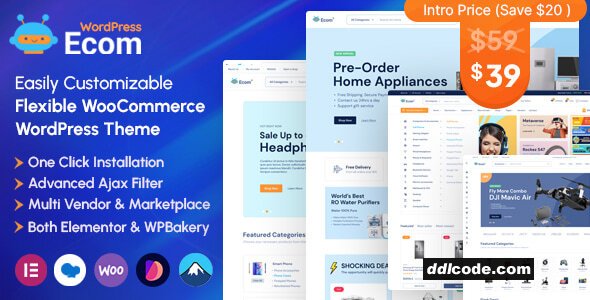 Ecom - Multipurpose WooCommerce WordPress Theme