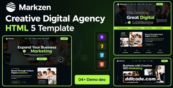Markzen - Marketing Agency HTML5 Template