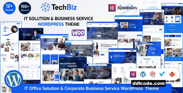 Techbiz - IT Solution & Business Consulting Service WordPress Theme