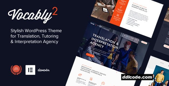 Vocably - Translation & Interpretation Agency WordPress Theme