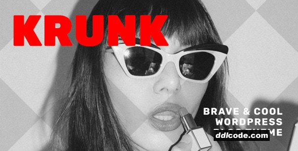 Krunk - Brave & Cool WordPress Blog Theme