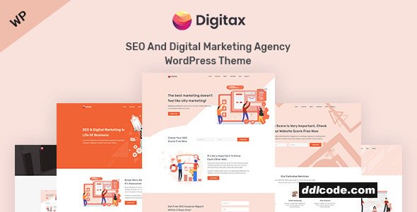 Digitax - SEO & Digital Marketing Agency WordPress Theme