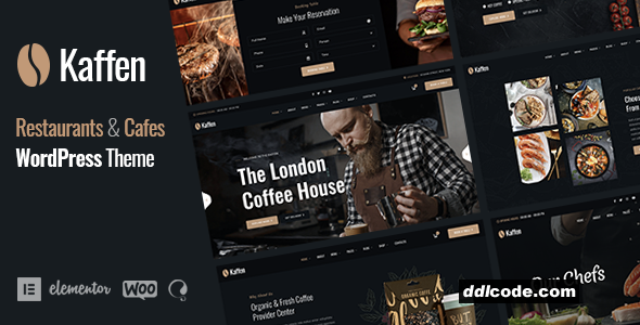 Kaffen - Cafe Coffee WordPress Theme