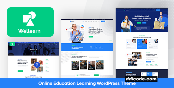 Wellearn - Online Education Learning WordPress Theme