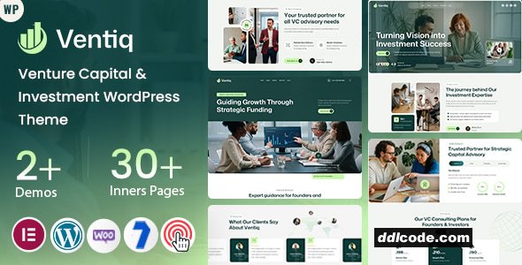 Ventiq - Venture Capital & Investment WordPress Theme