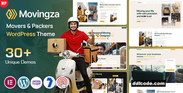 Movingza - Movers & Packers WordPress