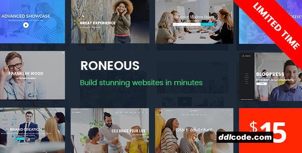 Roneous - Creative Multi-Purpose WordPress Theme