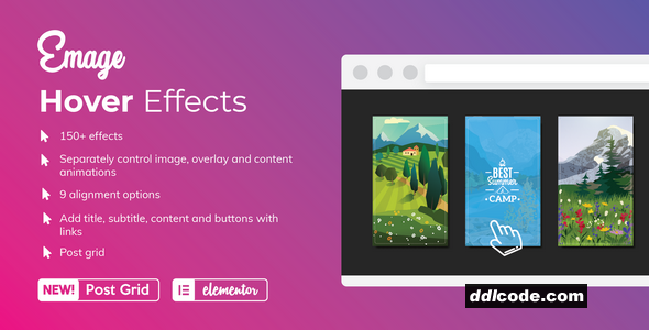 Emage - Image Hover Effects for Elementor