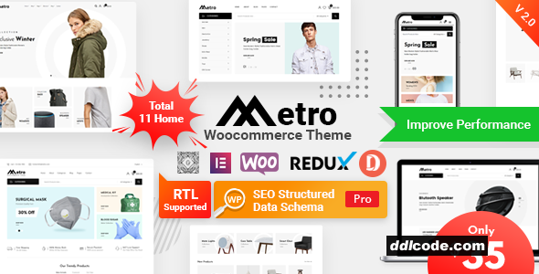 Metro - Minimal WooCommerce WordPress Theme