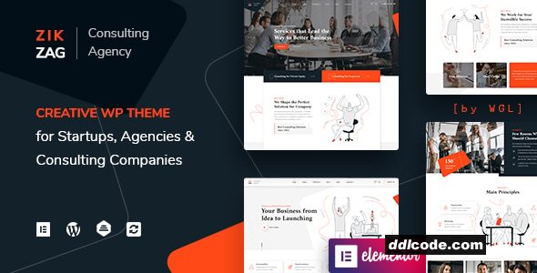 ZikZag - Consulting & Agency WordPress Theme