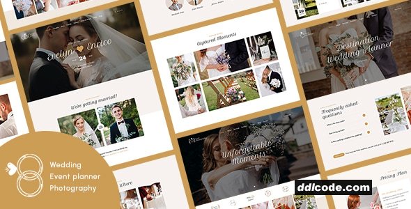 Ewed - Multipurpose Wedding, Event Planner & Photography Template