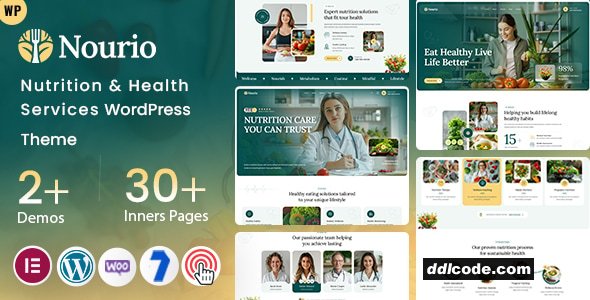 Nourio - Nutrition & Health Services WordPress Theme