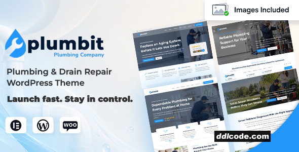 Plumbit - Plumbing, Drain & Heating WordPress Theme